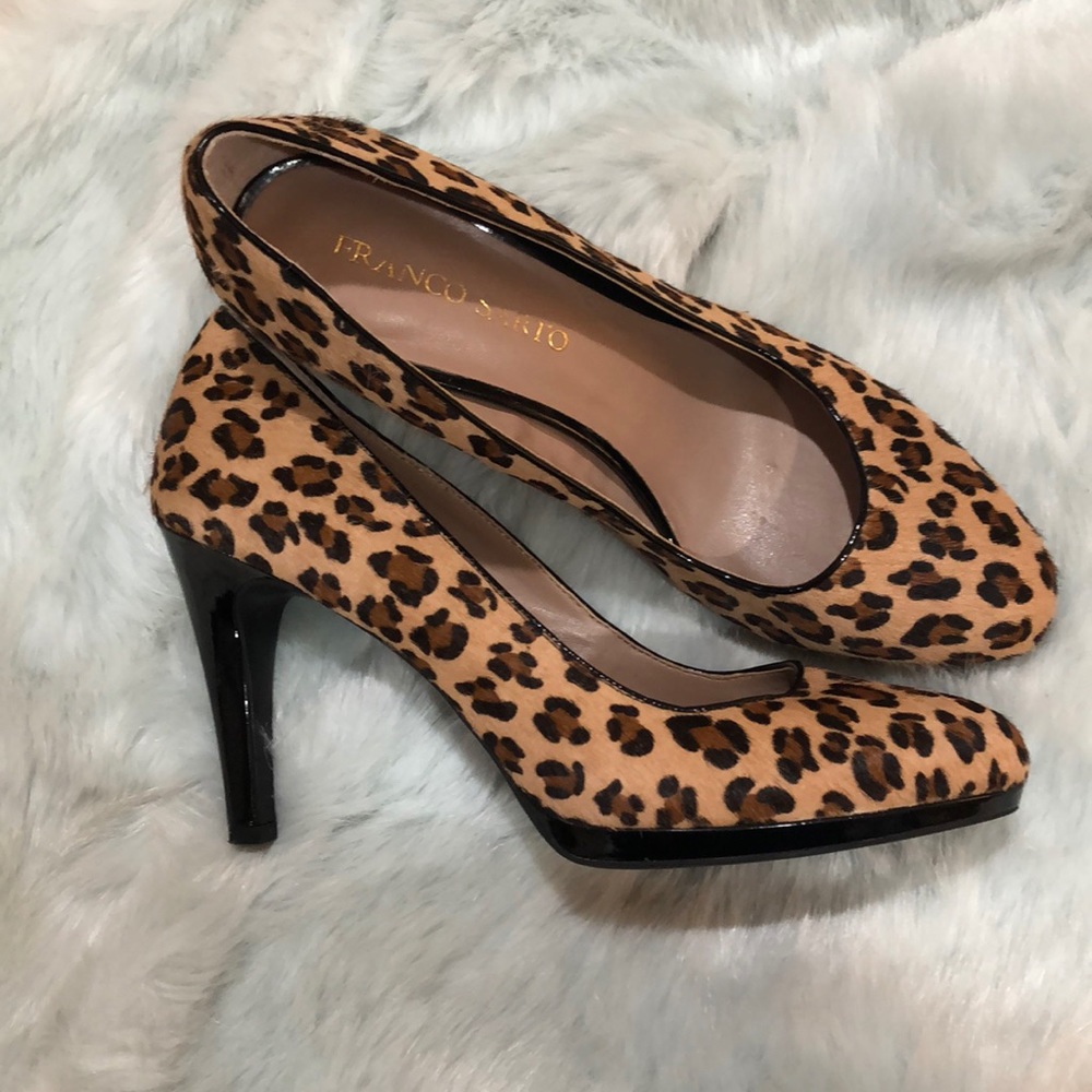 Franco Sarto Calf Hair Leather Heels